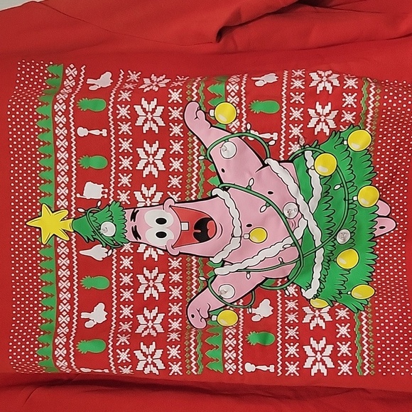 Patrick Star Christmas Tree light up crewneck.29 - Picture 3 of 5